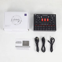 Ensemble de microphones filaires avec trépied pour diffusion en direct en anglais, podcast de bureau, mixage, carte son mobile, connecteur XLR