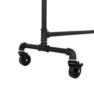 Estante de ropa rodante Estante de ropa Almacenamiento de tubería industrial Estante de ropa rodante utilizado para el hogar - Product Image 4
