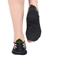 Chaussons de danse antidérapants à cinq doigts pour femmes, chaussures de yoga souples à bout ouvert, chaussettes de yoga pour l'exercice et l'entraînement
