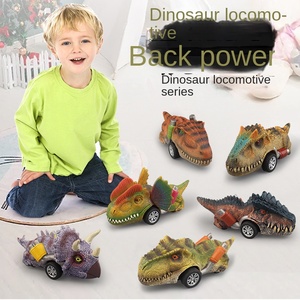 Vendita calda di plastica dipinta <span class=keywords><strong>a</strong></span> mano modello di dinosauro di simulazione Huili <span class=keywords><strong>auto</strong></span> sportive Tyrannosaurus Rex Pterosaur - Product Image 5