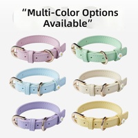 Collier personnalisé et sur mesure, tendance, réglable, doux, confortable, en cuir écologique, tressé à la main, mignon et à la mode pour chiens et chats