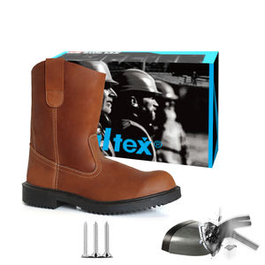 वोलटेक्स एंटी-स्मैशिंग एंटी-स्लिप सुपर एंटी-स्लिप ऑयल-प्रतिरोधी आउटसोल-फुट सुरक्षा s 1p स्टील पैर की पैर की सुरक्षा जूते - Product Image 1