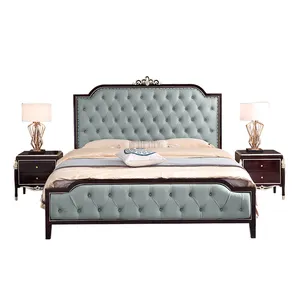 Modern Antique Sleeping Platform Wooden Bed