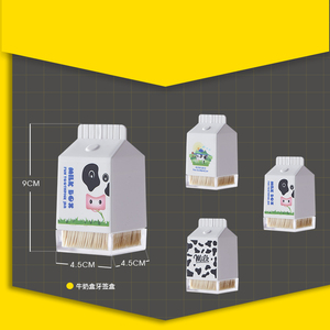 Cure-dents de support de cure-dents de belle forme avec la boîte de récipient en plastique - Product Image 6