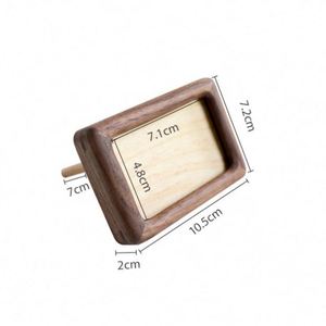 กรอบรูปไม้แม่เหล็กขนาดเล็ก ของตกแต่งแม่เหล็กติดตู้เย็นไม้ขนาดเล็ก - Product Image 2