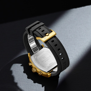 Relojes NAVIFORCE 9242 Relojes de Moda para Hombre 3ATM Resistentes al Agua Correa de Silicona Cronógrafo Luminoso Fecha Reloj de Doble Pantalla - Product Image 5