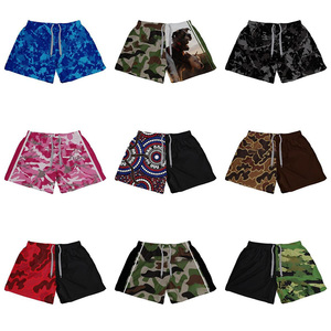 Pantalones Cortos Deportivos Personalizados Australianos con Cierre Lateral, de Poliéster Transpirable, con Bolsillos, para <span class=keywords><strong>Hombre</strong></span>, para <span class=keywords><strong>Rugby</strong></span>, Gimnasio, Playa - Product Image 3