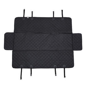 Tapis de voiture imperméable en tissu Oxford pour animaux de compagnie, tapis de siège arrière pour chien avec revêtement en cuir anti-salissure pour l'intérieur de la voiture - Product Image 2