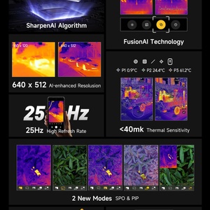 Smartphone robuste 5G version thermique avec caméra de vision nocturne 16 Go + 1 To 10600 mAh Octa Core NFC Android 15 Ulefone Armor - Product Image 5