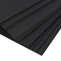 Cartón Negro de 787*1092 mm, 70*100 cm, 300 g/m², 350 g/m², Hojas/Rollo para Cajas de Embalaje, Bolsas, Colgadores de Papel