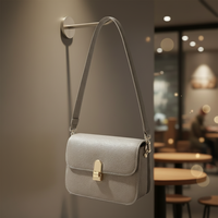 Sac à main carré petit format en cuir vintage de haute qualité, personnalisé par le fournisseur, en gros, pour femme, à porter à l'épaule ou sous le bras