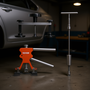 Kit de réparation de bosses Vevor, outil de débosselage à marteau coulissant pour carrosserie métallique, pour réparation sans peinture de voitures - Product Image 2