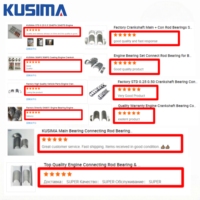 Kit de roulements moteur personnalisé 6274M 4-60475RA, roulements de vilebrequin principal et de bielle pour Renault R12 R15 R16 Lotus Europa