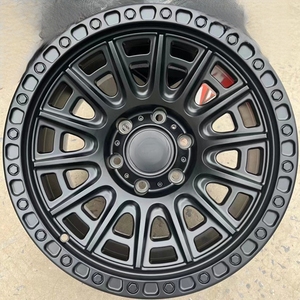 ล้ออัลลอยด์อะลูมิเนียมปลอมแบบใหม่สำหรับรถออฟโรด สีไฮเปอร์แบล็ค สำหรับมิตซูบิชิ <span class=keywords><strong>ปา</strong></span><span class=keywords><strong>เจ</strong></span>โร V73/ชีตาห์/เกรทวอลล์ แทงค์ BAIC BJ40/ฮาวาล - Product Image 3