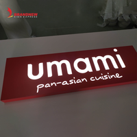 BRANDNEWSIGN Fabricant Personnalisé Enseigne Lumineuse LED 3D Pour Publicité Intérieure Boîte Lumineuse Panneau D'Enseigne Hôtelière Enseigne Magasin