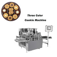 Ligne de production de biscuits au beurre à trois couleurs à haut rendement Longyu SV700C, machine industrielle automatique pour les grandes boulangeries