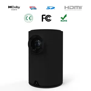 OEM/ODM WIFI Interactive Home Smart Android 9.0 BT5.1 Phone Video Cinema Home Theater LCD Portable Projector For Outside