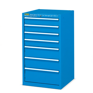 Fami FLEXA Series Drawer <b>Cabinet</b> 564x600x1000mm 7 Drawers Tool Storage Light <b>Grey</b> RAL7035 - Product Image 3