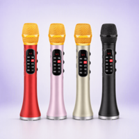 Microphone sans fil professionnel 30W L1098 OEM avec écran de monitoring pour système de mixage Karaoké/Videoke