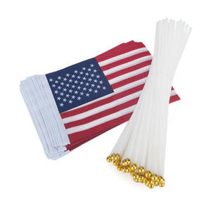 2023 bán buôn nhà máy chất lượng cao tùy chỉnh cầm tay nhựa cờ Gậy Bán hàng nóng 30cm/40cm/60cm/80cm phong cách thiết kế pennant - Product Image 4