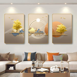 ديكور غرفة معيشة فاخر حديث بحجم كبير لوحة لا تزال الحياة لوحة جدارية فنية - Product Image 3