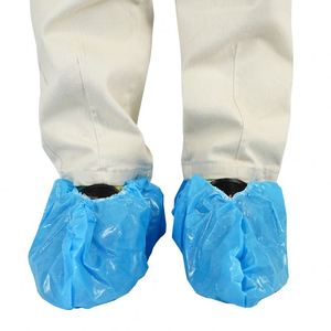 غطاء الحذاء, غطاء الحذاء مقاوم للماء مايكروبورس مع شريط لاصق أزرق عالي الجودة - Product Image 2