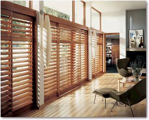 Dekorative Außenjalousien Horizontale Aluminiumlegierung Fenster-Rollläden Motorisierte Brandschutzläden für Hotels - Product Image 1
