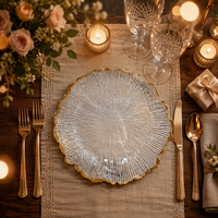 Assiettes de Présentation Rondes en Plastique Écologique de 13 Pouces, Lot de 50 Pièces pour Mariages, Banquets et Décorations de Fêtes, Boîte Mystère à Sélection Aléatoire
