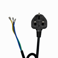 Netzkabel 250V C15-Stecker PVC-Material 16A Nennstrom Mehrfachstecker Inklusive 50ft für Haushaltsgeräte Unterhaltungselektronik