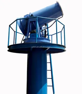 Torre montada alta presión polvo removedor de máquina de niebla de supresión de polvo de niebla de agua ventilador de niebla Cañón del rociador de la máquina