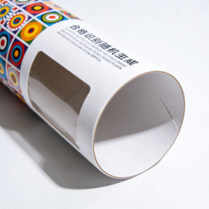 Personalized Printed Cylinder Paper Tube With Window Premium Round <b>Box</b> For Cosmetic Perfume <b>Packing</b> - Product Image 3