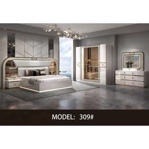 Juego de dormitorio extravagante Juego de dormitorio elegante de nuevo diseño Juego de dormitorio de tablero para el hogar o el hotel - Product Image 4