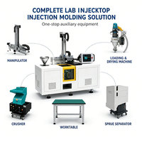 Máquina de Moldeo por Inyección de Sobremesa Mini de Alta Calidad para la Fabricación de Conectores de Plástico y Prototipos de Componentes Electrónicos, Nueva