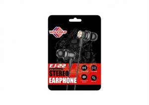WISDOMUP EJ-22 Auricolari stereo da 3,5 mm con microfono e driver dinamico - Product Image 1