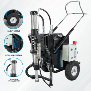 Máquina de Pulverización sin Aire de Alta Presión, Máquina Hidráulica para Masilla, Pistola de Pulverización de Revestimientos, 380V 750W de Alta Potencia - Product Image 4
