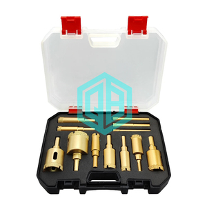12 pièces 6-35mm diamant enduit <span class=keywords><strong>forets</strong></span> ensemble scie cloche Kit outils à main pour verre marbre granit pierre carrelage céramique - Product Image 1