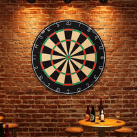 Stabile Sisal-Dartscheibe mit integriertem Sisal-Panel, bruchsicher, kein fliegendes Material, Dart-Zielscheibe ohne Schmutzrückstände