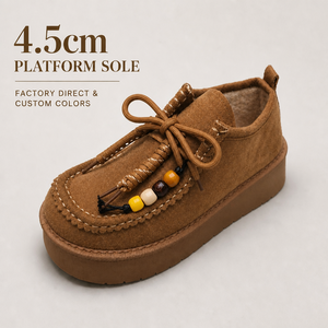 Nouvelles bottes <span class=keywords><strong>de</strong></span> <span class=keywords><strong>neige</strong></span> pour femmes, design tendance, doublure en fausse fourrure, plateforme, bottines à talon <span class=keywords><strong>de</strong></span> 4,5 cm, chaussures chaudes d'hiver, prix <span class=keywords><strong>de</strong></span> gros en usine - Product Image 1