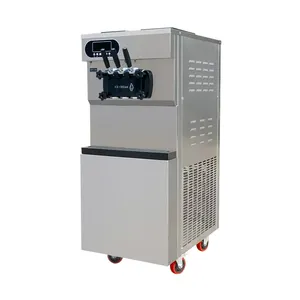 Máquina macia comercial automática 25L do gelado do serviço de 3 sabores/máquina profissional do gelado da loja de H