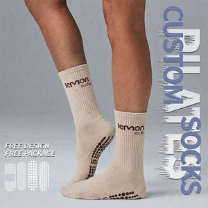 Calcetines de Yoga y Pilates BiLu OEM al por Mayor, Calcetines Deportivos Antideslizantes Personalizados para Mujer, Calcetines para Gimnasio y Estudio - Product Image 2