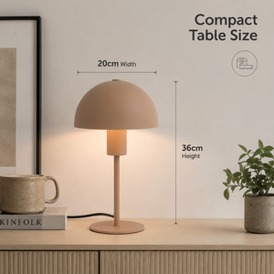 Lámpara de mesa nórdica moderna de hierro, bombilla E27, luz cálida para ambiente, para dormitorio, mesita de noche, sala de estar, decoración ambiental - Product Image 3