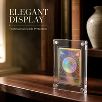 Protection personnalisée en stock pour cartes PSA C Slab avec panneau en acrylique transparent, thème animaux, 12 ans et plus