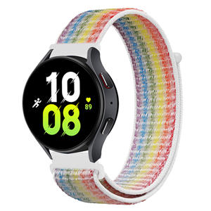 Bracelet de montre plat en nylon Velcro pour Huawei GT3 Samsung 4/5/6 Bracelet de montre <span class=keywords><strong>Garmin</strong></span> Venu - Product Image 3