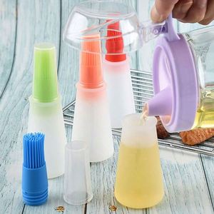 Wholesale Silicone Oil <b>Bottle</b> <b>Brush</b> Non-Stick Heat Resistant Portable for BBQ and Basting Baking & Pastry Tools - Product Image 5
