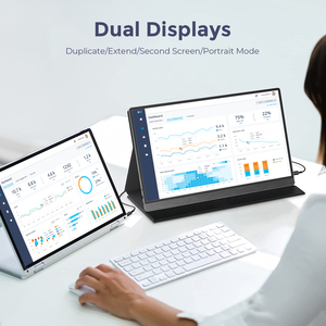 Màn Hình Di Động Giá Rẻ 15.6 Inch 1080P 1920X1080 Usb Type-C Màn Hình Cho Điện Thoại Thông Minh PS4 Máy Tính Xách Tay <span class=keywords><strong>Mac</strong></span> Sản Xuất Tại Trung Quốc IPS 1 Năm - Product Image 6