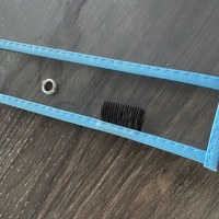 Carpeta de Archivo Nueva de Moda Transfronteriza de Gran Venta con Bolsillos de Colores para Archivo de Rápida Acceso, Colgante, Roja, de PP/PVC, Impresa con UV
