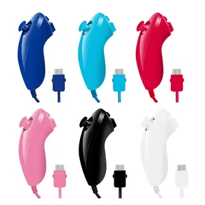 RALAN manufacturer wholesale 6 colors for wii wired nunchuck controller