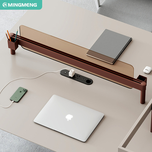 Mới đến văn phòng sang trọng Đồ nội thất thiết kế hiện đại cubicle văn phòng bàn làm việc nối dài Tính năng Bảng gỗ Bàn máy tính - Product Image 4