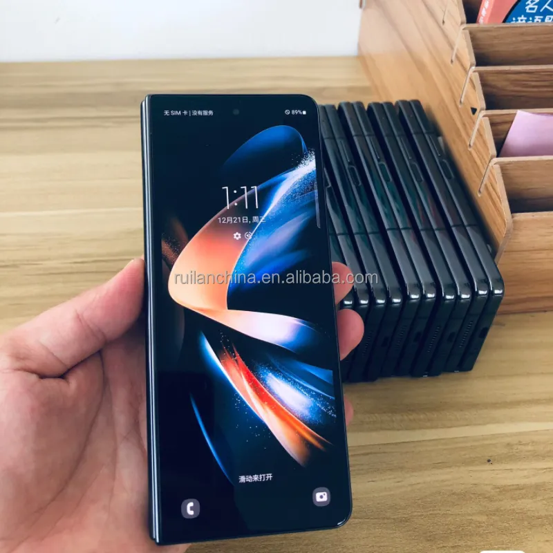 Wholesale original For Samsung galaxy z fold 4 mobile phone 5g smartphone A+++ grade Z flip fold 2 3 4 phone unlocked