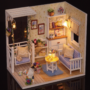 Gatito diario miniatura Diy casas <span class=keywords><strong>de</strong></span> <span class=keywords><strong>muñecas</strong></span> muebles <span class=keywords><strong>casa</strong></span> <span class=keywords><strong>de</strong></span> madera juguetes para niños cumpleaños regalo <span class=keywords><strong>de</strong></span> Navidad adulto <span class=keywords><strong>casa</strong></span> <span class=keywords><strong>de</strong></span> <span class=keywords><strong>muñecas</strong></span> para niña - Product Image 3